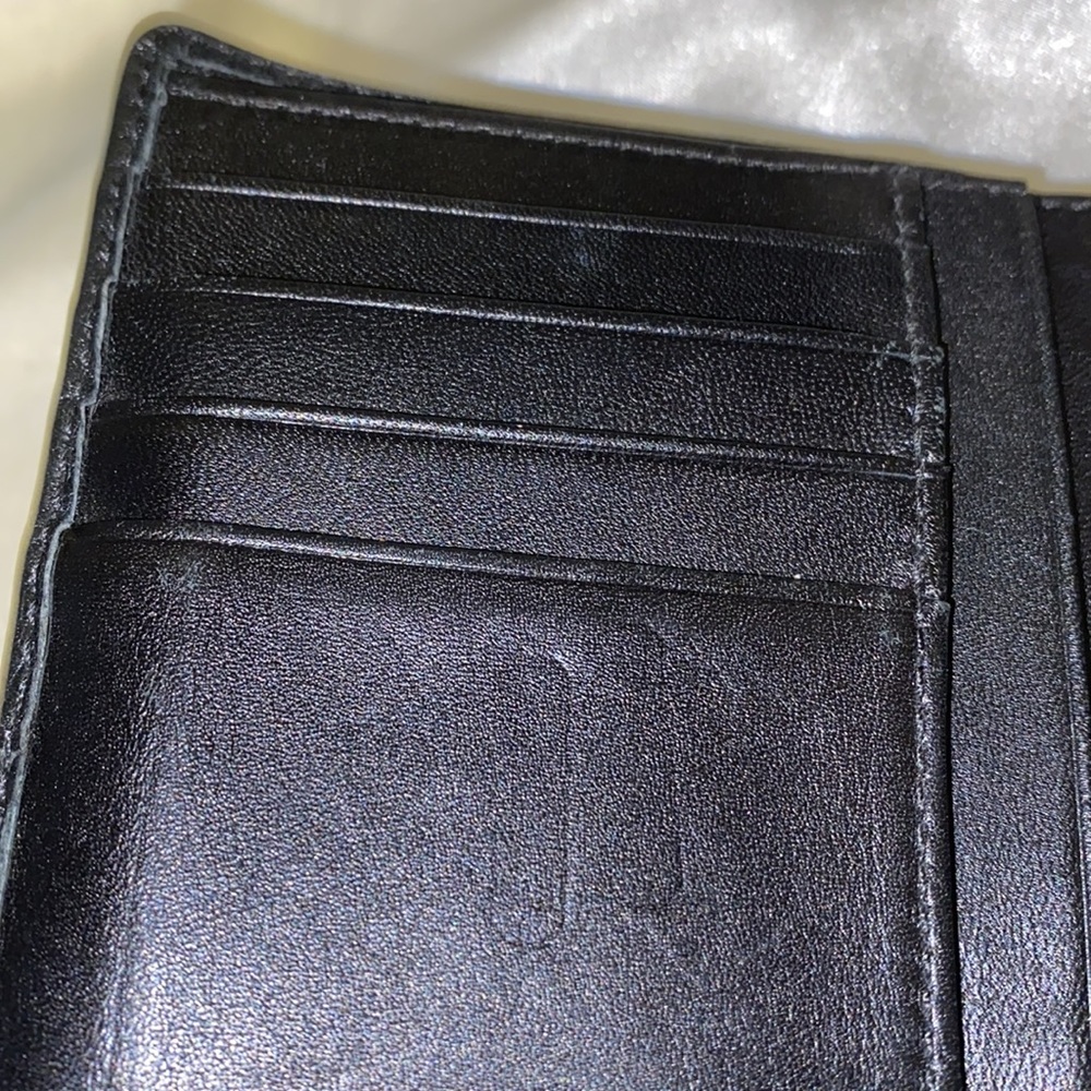 Black leather Coach wallet - Picture 5 of 11